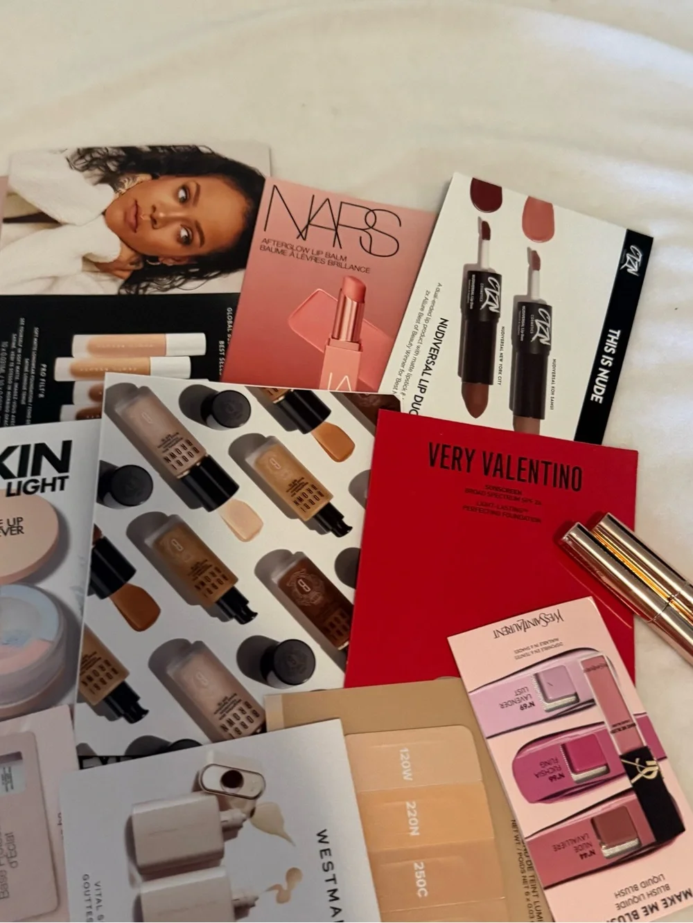 Lot of 19 Makeup Foundation Sample Size Anastasia Brow Gel x2 Sephora Fenty New